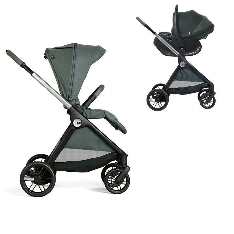 Poussette Duo Bellagio 2 + Siège auto First Seat Recline Fir Tree - chicco