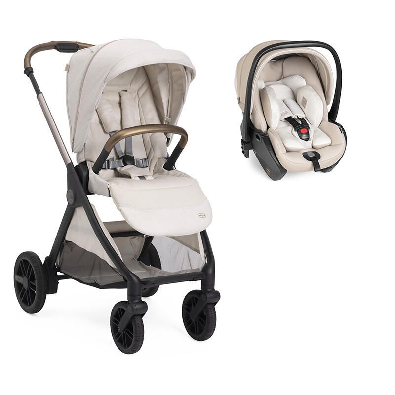 Poussette Duo Bellagio 2 + Siège auto First Seat Recline Amber Glow - chicco