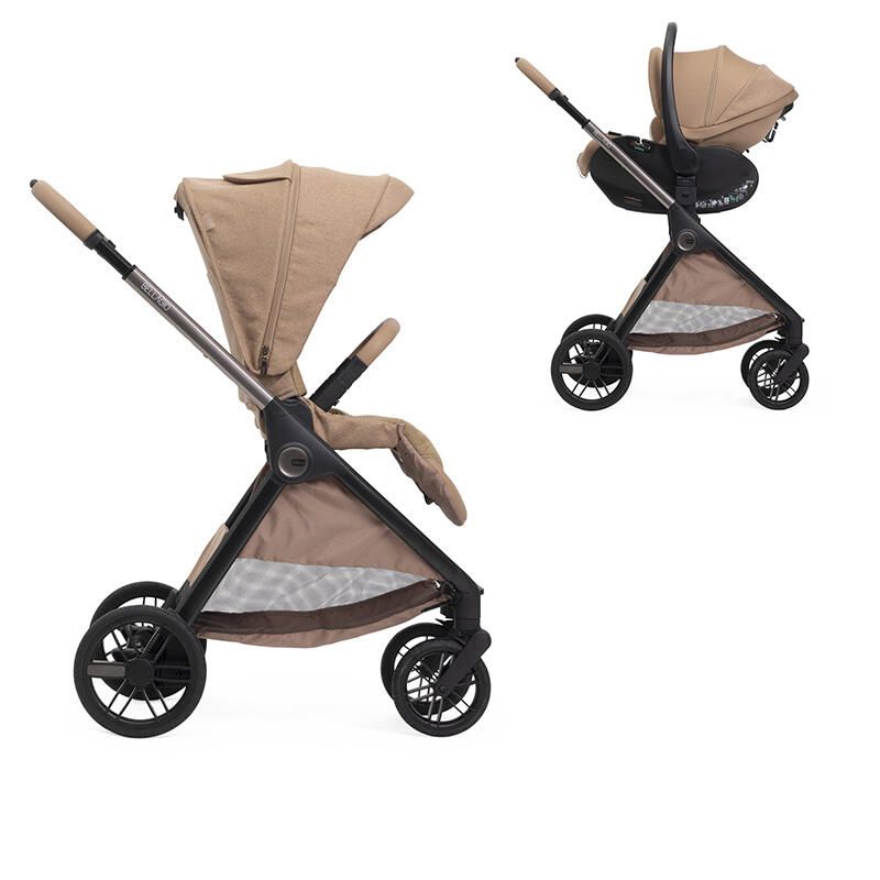 Poussette Duo Bellagio 2 + Siège auto First Seat Recline Caramel - chicco