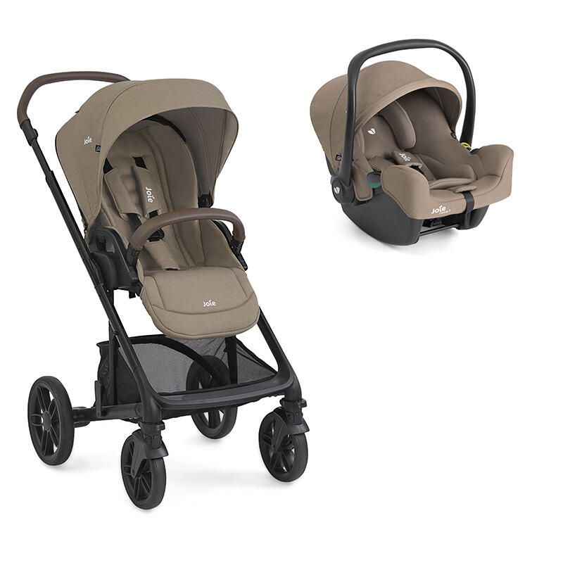 Poussette Duo Chrome 2 + Siège auto i-Snug 2 Cashew - joie