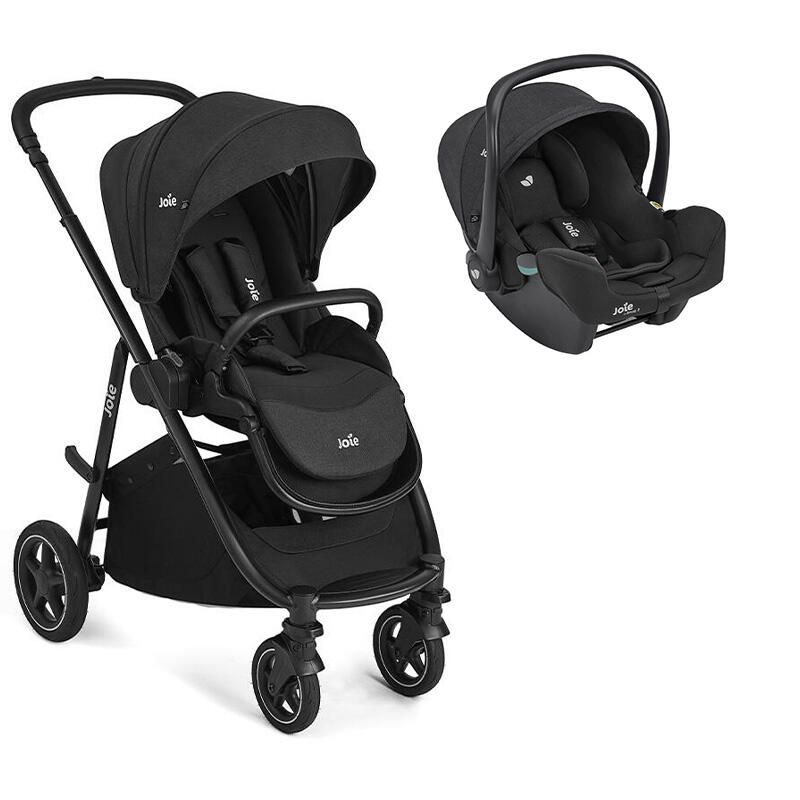 Poussette Duo Versatrax + Siège auto i-Snug 2 Raven - joie