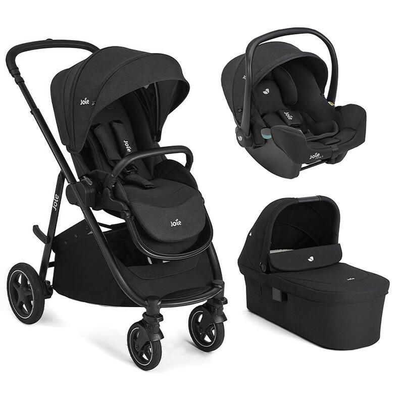 Poussette Trio Versatrax + Siège auto i-Snug 2 + Nacelle Ramble XL Versatrax V2 Raven - joie