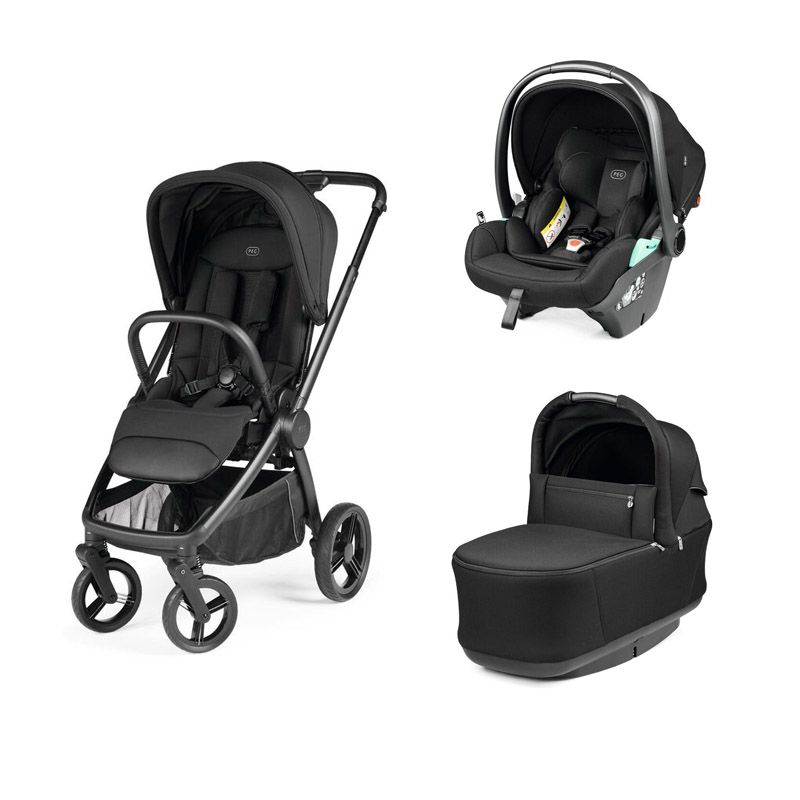 Poussette Trio City Loop Pro + Viaggio Lounge + Nacelle Pop Up True Black - peg
