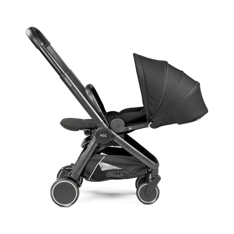Poussette City Loop avec assise True Black - peg