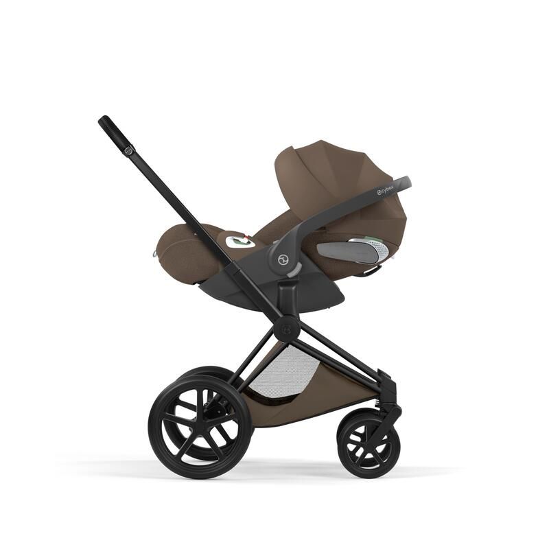 Poussette Duo Priam 5 Style + Siège auto Cloud T Plus Matt Black Coconut Brown - cybex