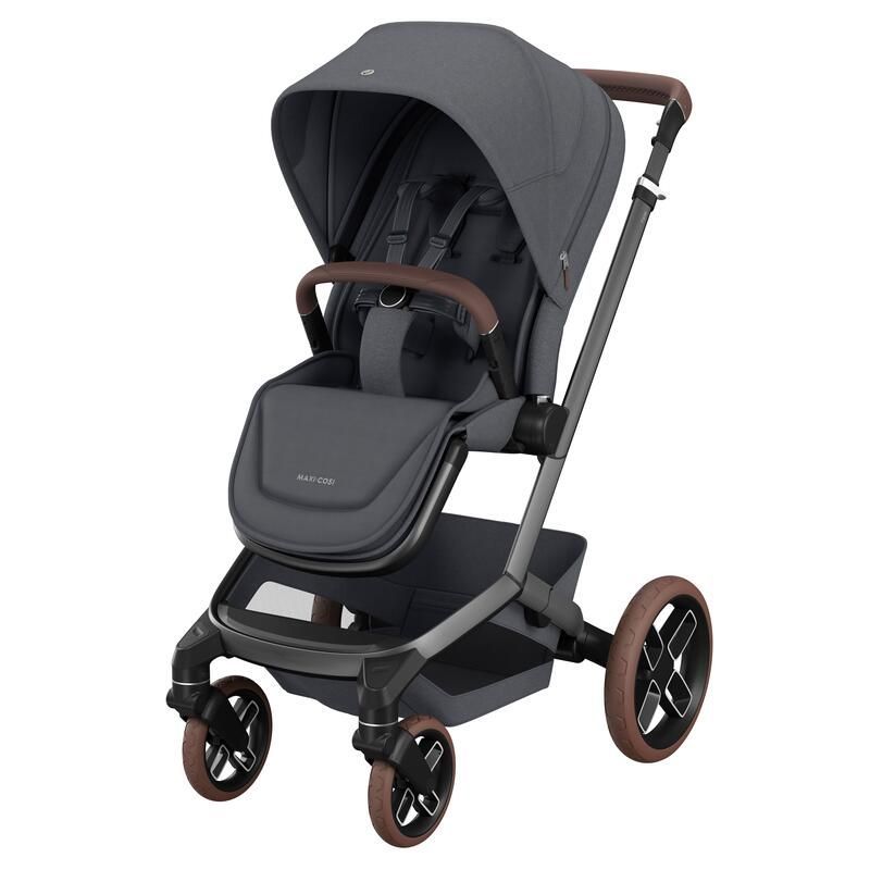 Poussette Trio Fame + Pebble 360 Pro2 + Nacelle Twillic Graphite - maxi cosi