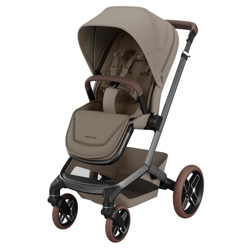 Poussette Trio Fame + Pebble 360 Pro2 + Nacelle Twillic Truffle - maxi cosi