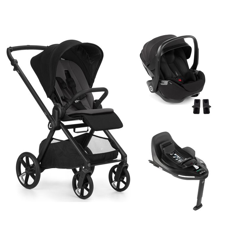 Poussette Duo Muum 5 + Kombibaby + Base Isofix Coal - jane