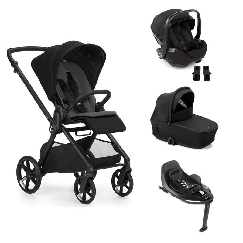 Poussette Trio Muum 5 + Kombibaby + Nacelle Sleep + Base Isofix Coal - jane