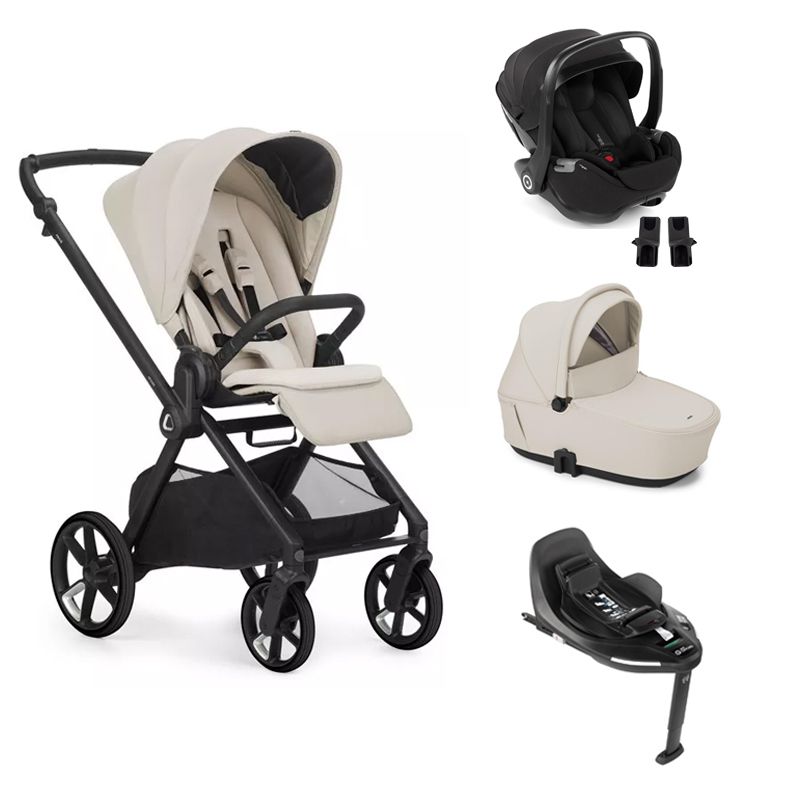 Poussette Trio Muum 5 + Kombibaby + Nacelle Sleep + Base Isofix Sand II - jane