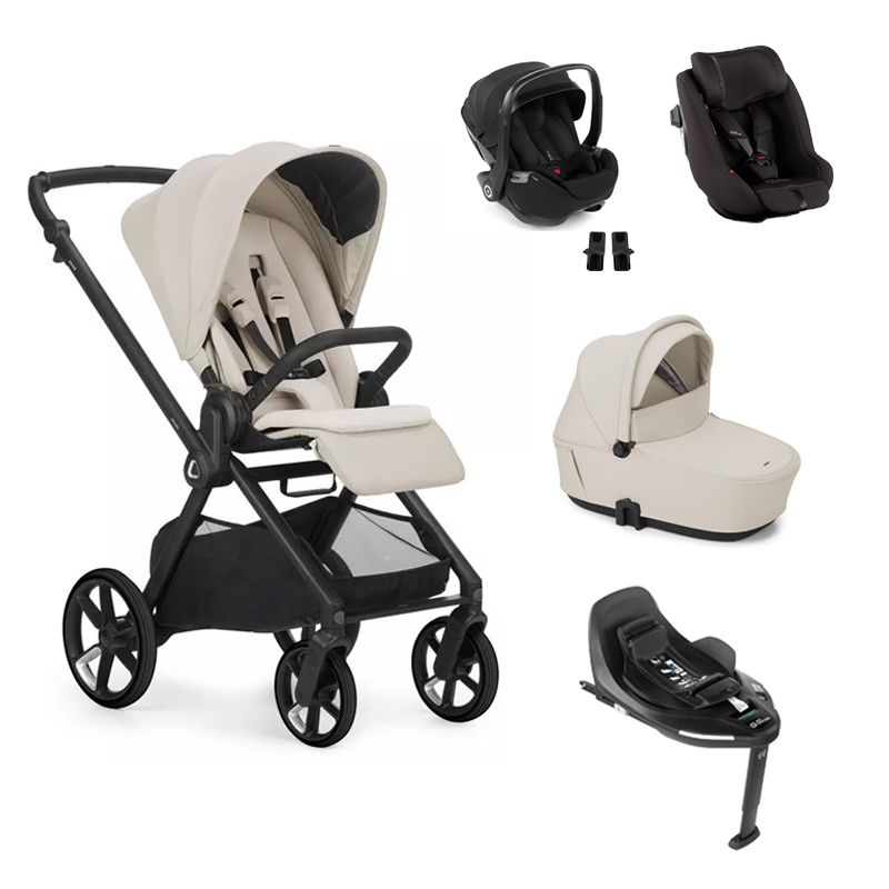 Pack Poussette Muum 5 + Kombibaby + Nacelle Sleep + Base Isofix + Kombikid Sand Ii - jane