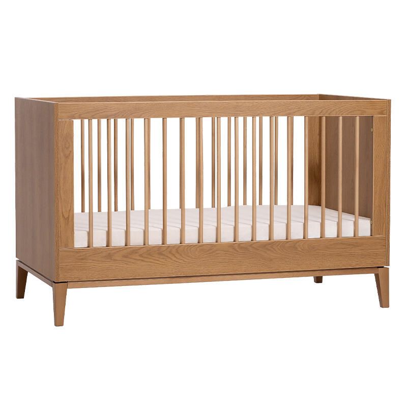 Lit bébé évolutif 70x140cm Milan Caramel - nina bien