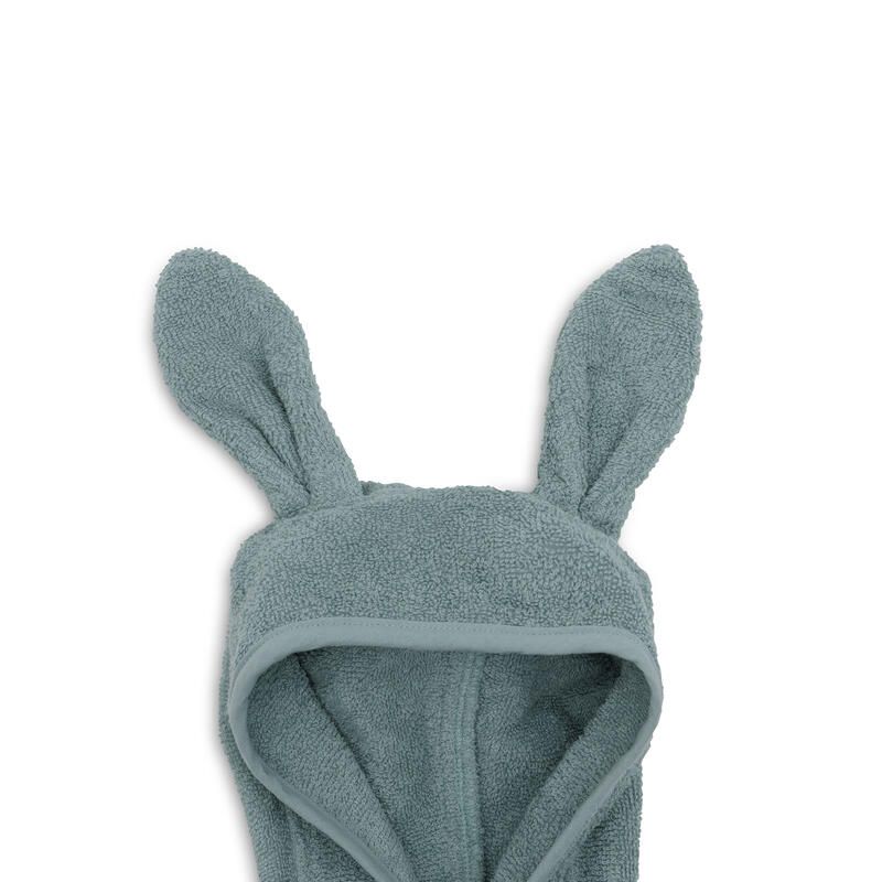 Peignoir éponge Basics 1-2 ans Sea Green - jollein