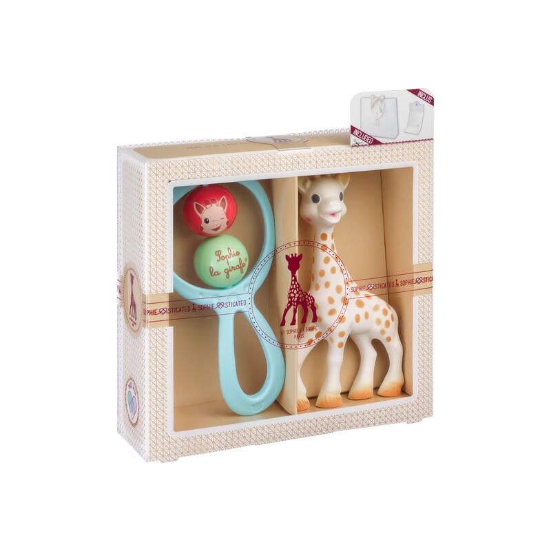Coffret de naissance Sophiesticated Sophie la Girafe et hochet Swing  - vulli