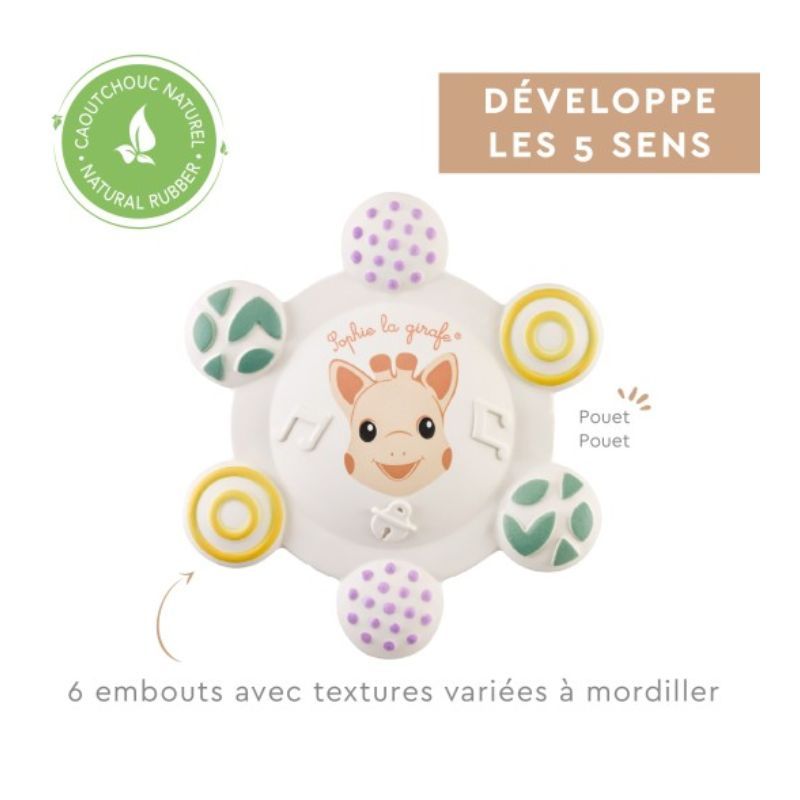 Anneau de dentition sonore Il était une fois Sophie la Girafe - vulli
