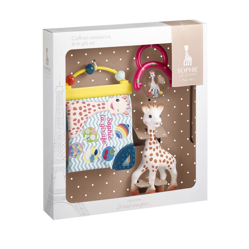 Coffret de naissance grand format il était une fois Sophie la Girafe - vulli