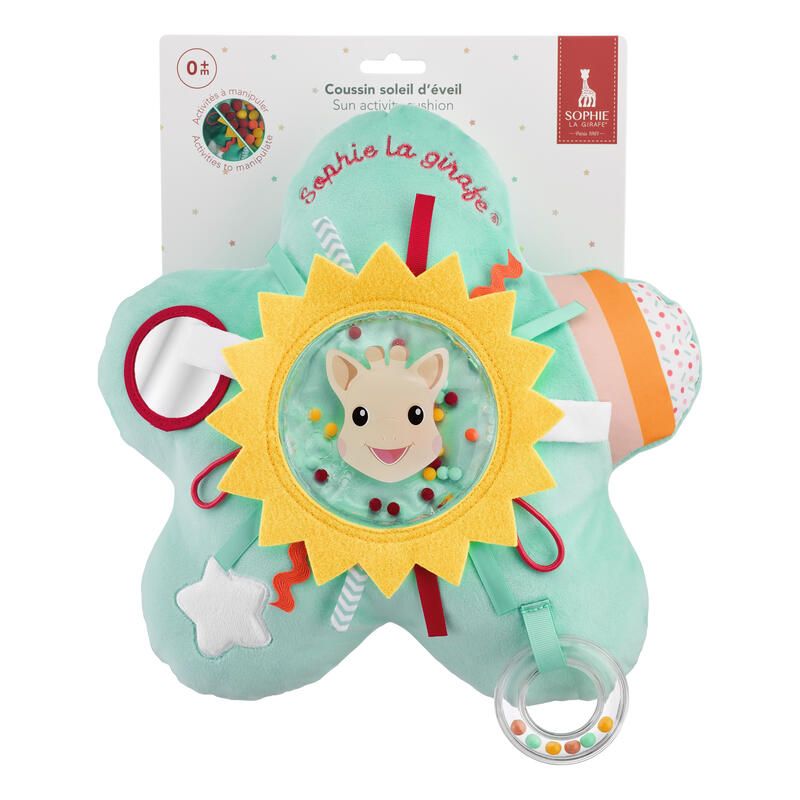 Coussin d'éveil soleil il était une fois Sophie la Girafe - vulli