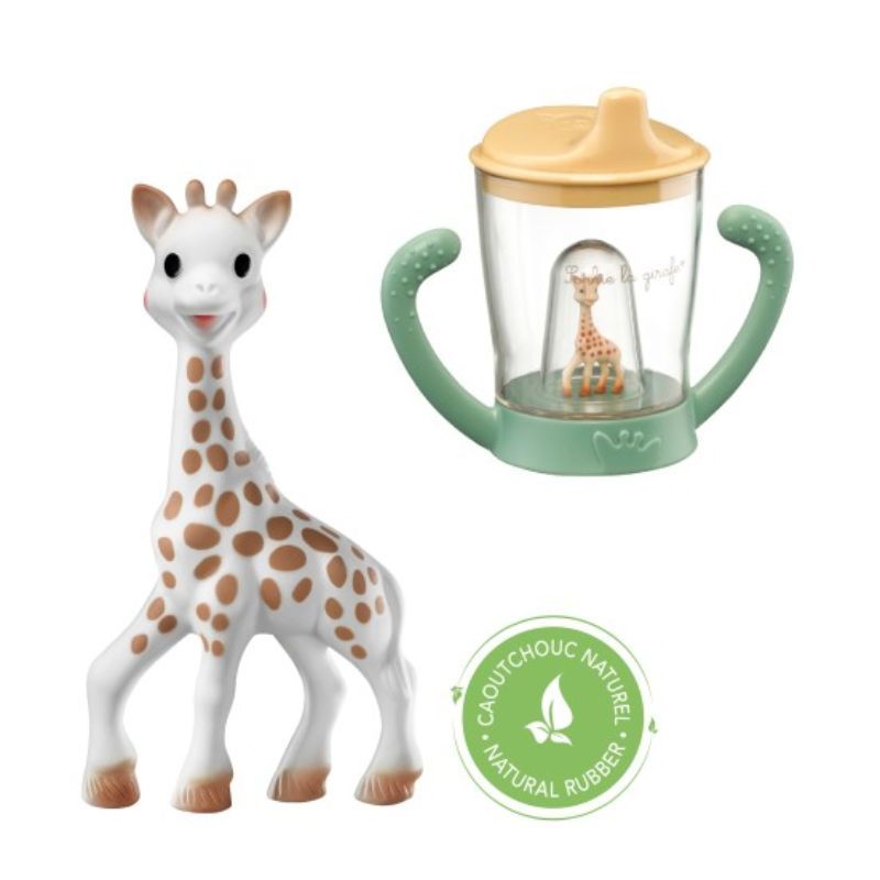 Coffret il était une fois Sophie la Girafe et tasse anti-fuite 0m+ - vulli