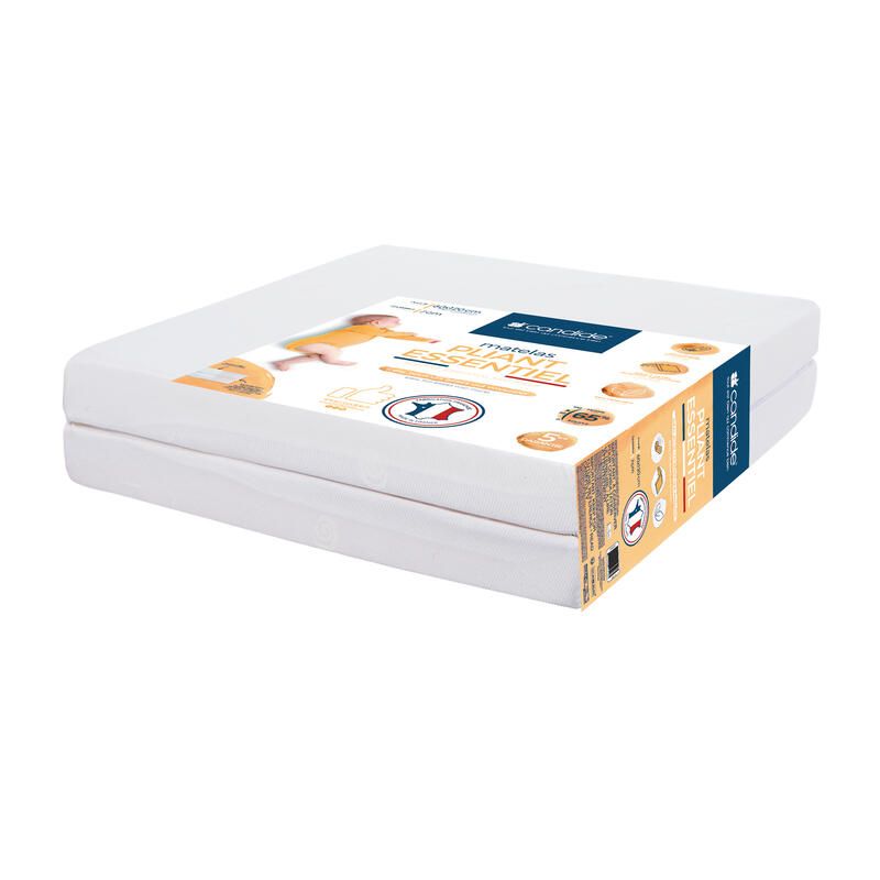 Matelas pliant 2 parties Essentiel 60x120cm - candide