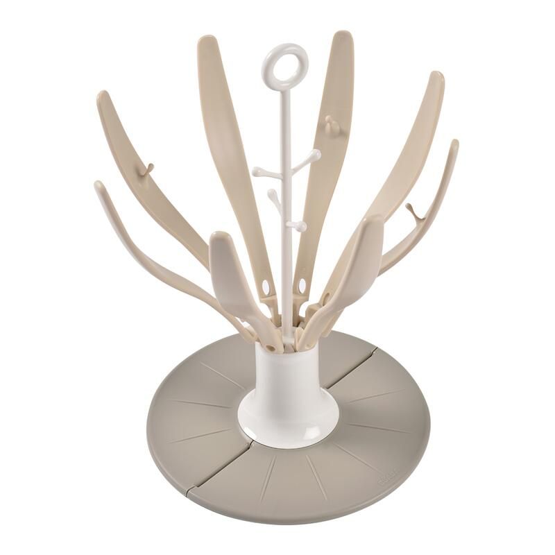 Egoutte biberons pliable Flower - Argile - beaba