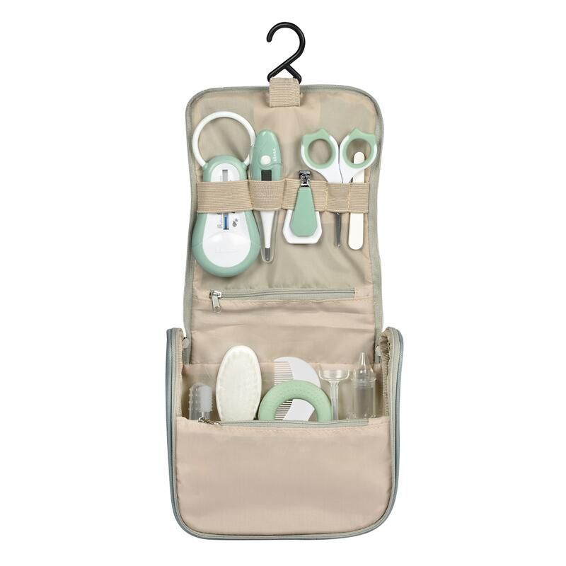 Trousse de toilette nomade 10 Accessoires - Sauge - beaba