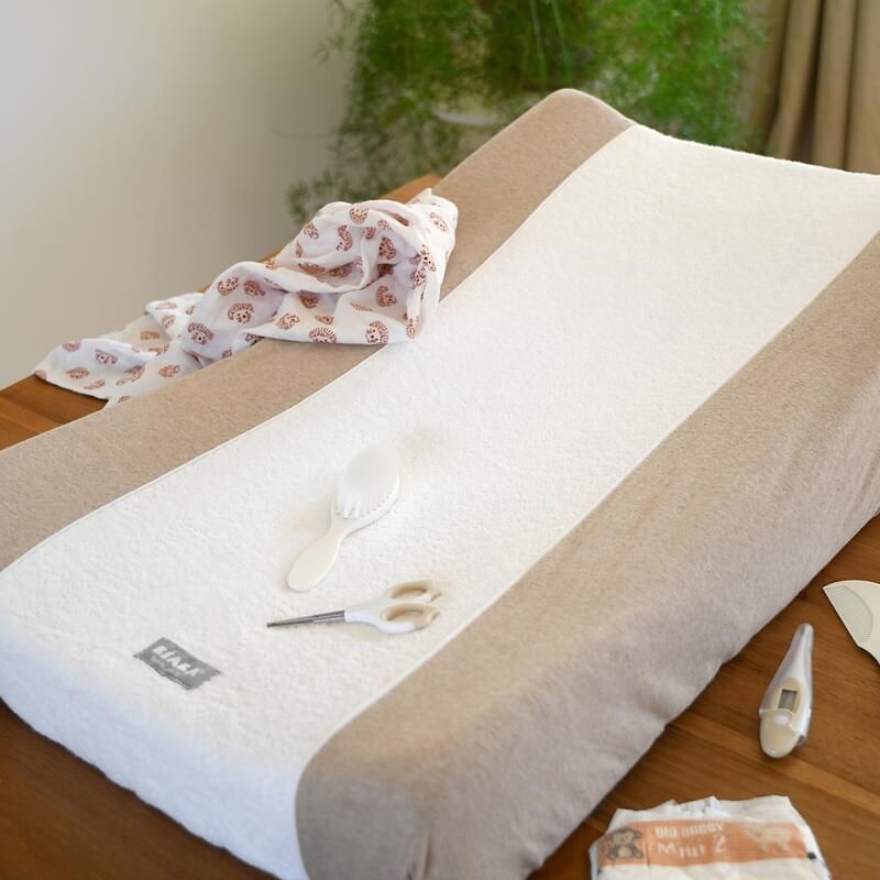 Housse matelas à langer Sofalange - Argile - beaba