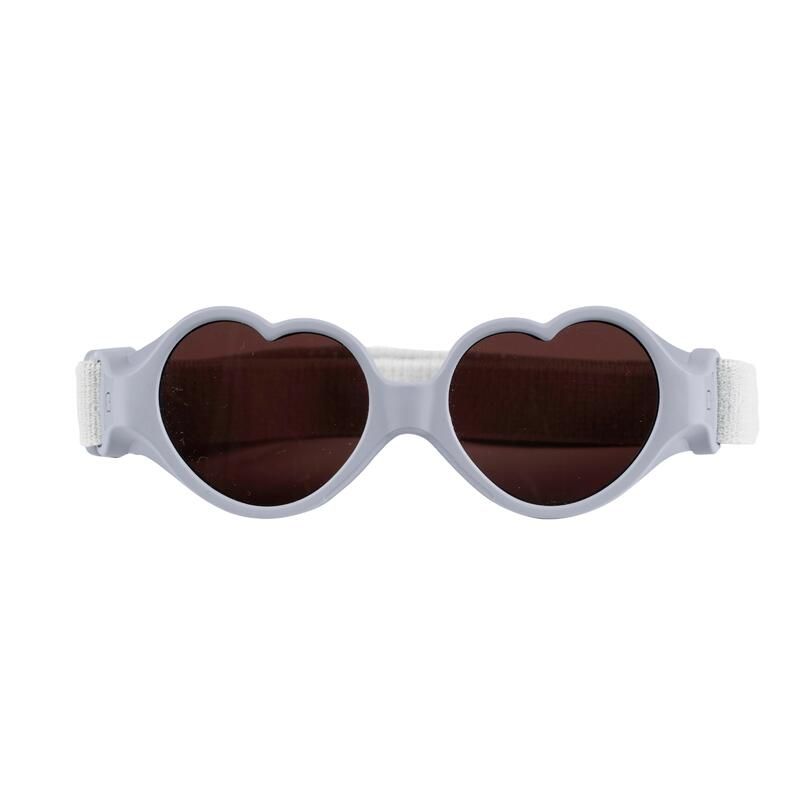 Lunettes de soleil bandeau Baby Cœur 0-9m Galet - beaba
