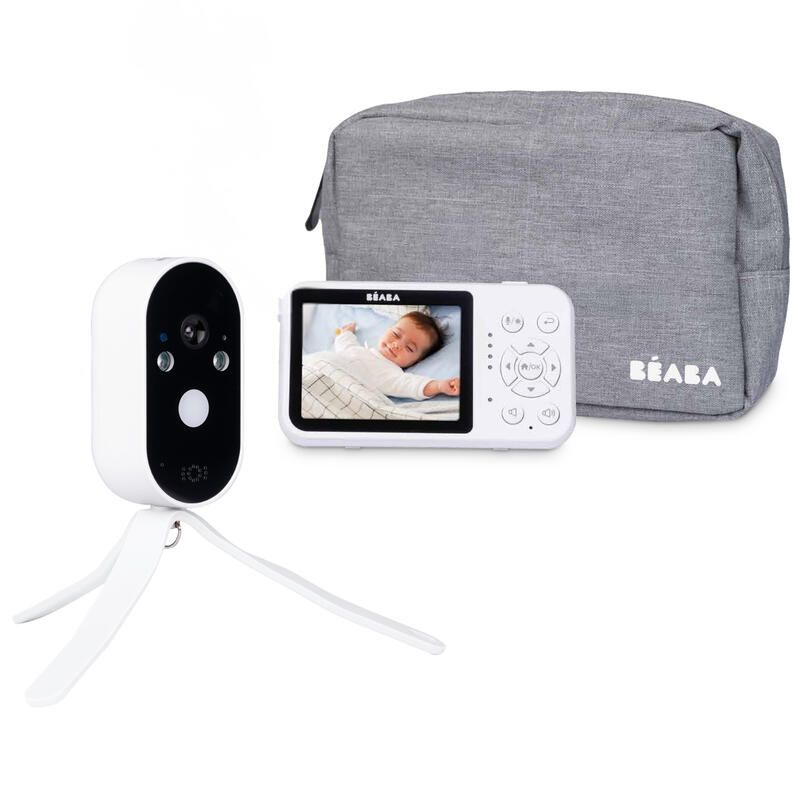 Ecoute bébé vidéo Zen Travel + Tripod Blanc - beaba