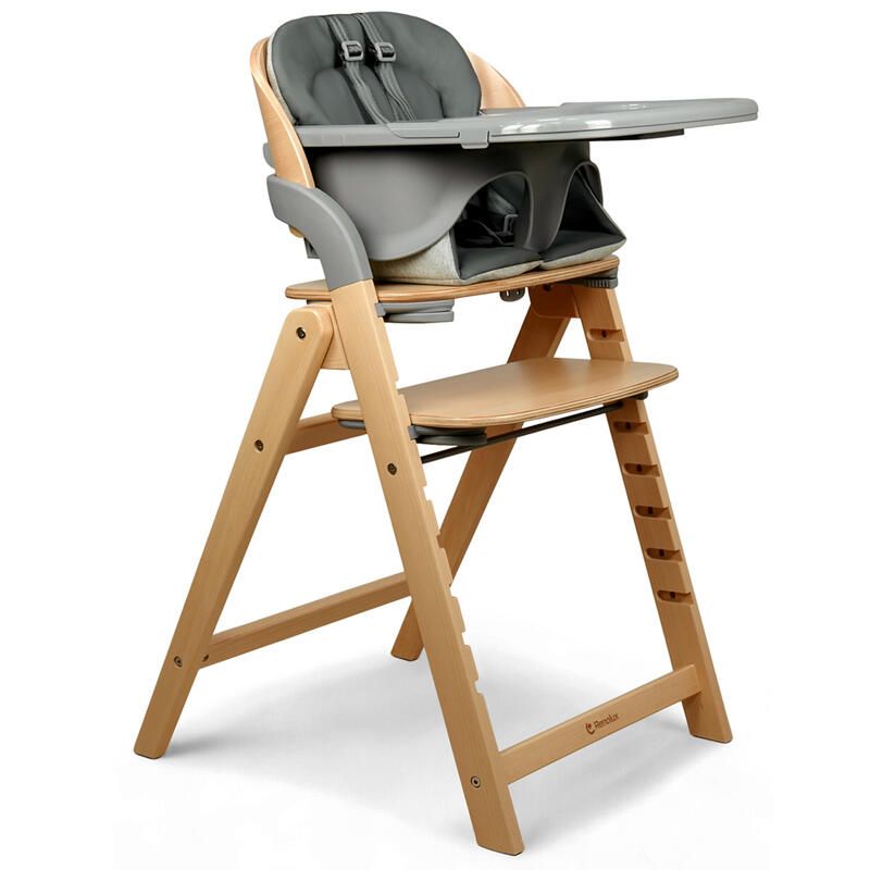 Chaise haute Meridio Natural Graphit - renolux