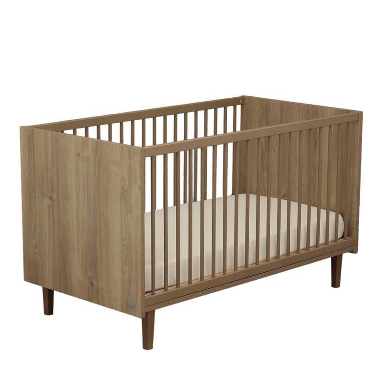 Lit bébé évolutif 70x140cm Mokka - sauthon
