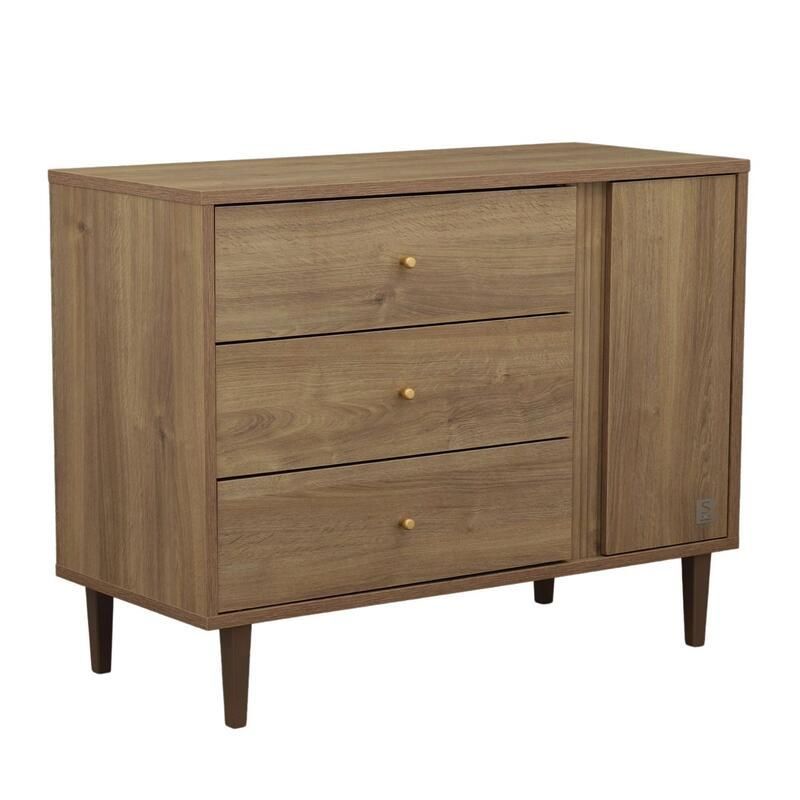 Commode 3 tiroirs 1 porte Mokka - sauthon