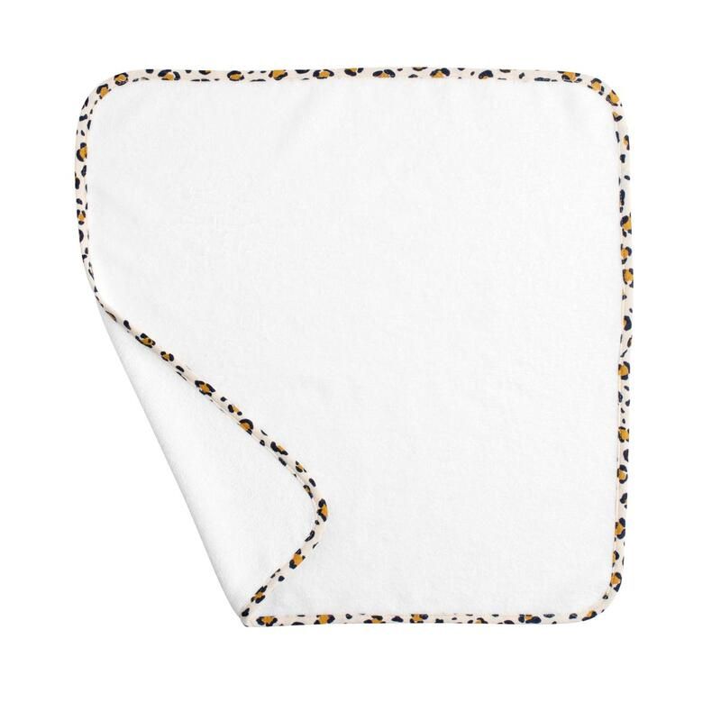 Matelas à langer + Serviette éponge Léopard - sauthon baby deco