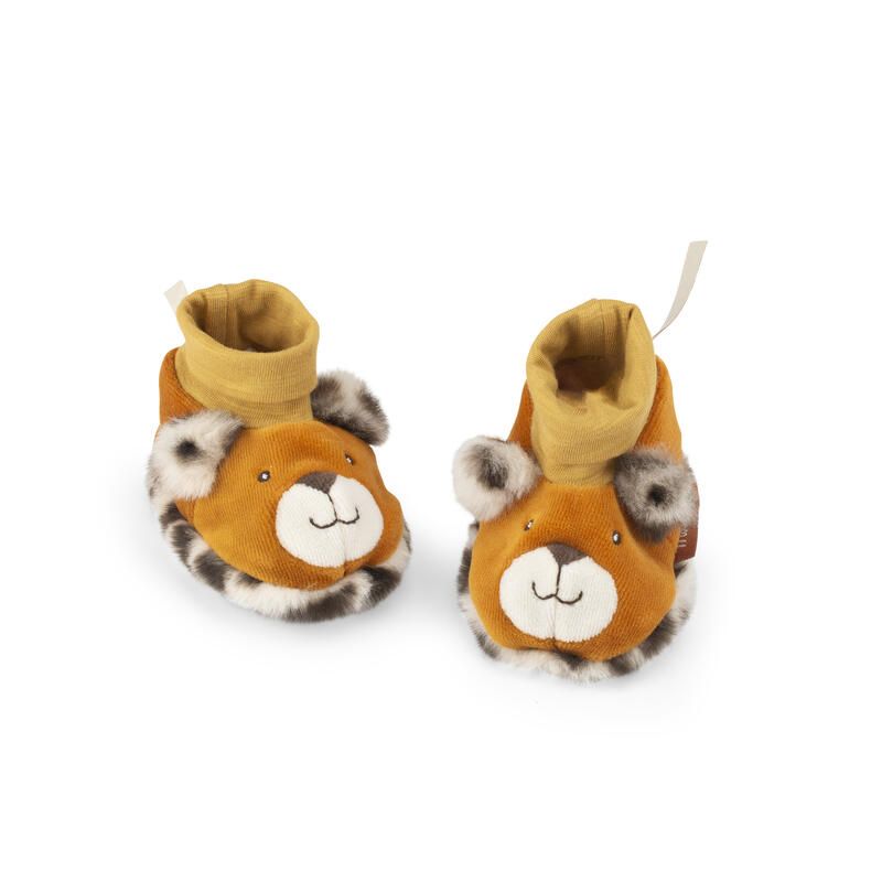Chaussons Léopard Taigo Marron - moulin roty