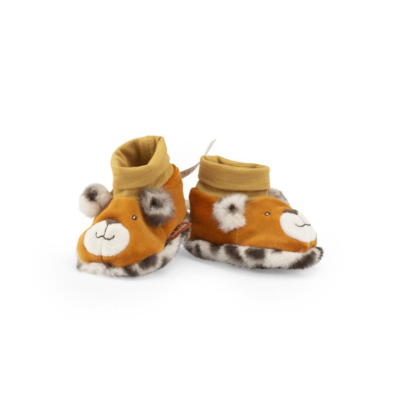 Chaussons Léopard Taigo Marron - moulin roty