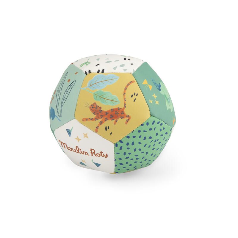 Ballon souple 10cm Multicolore - moulin roty