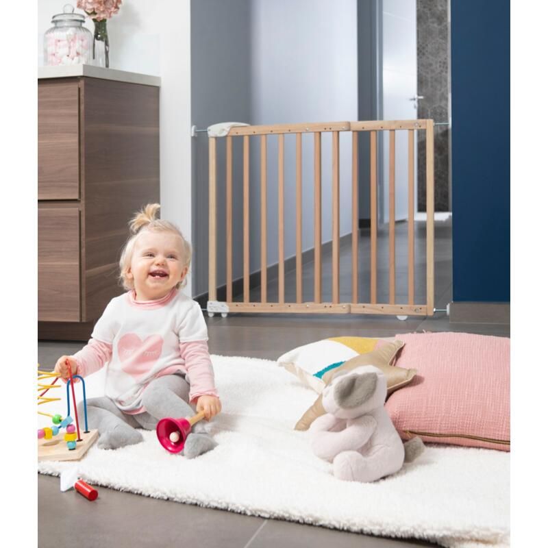 Barrière de sécurité déco Pop fixation vis ou pression Naturel - badabulle