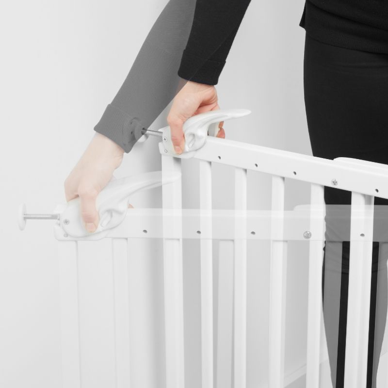 Barrière de sécurité déco Pop fixation vis ou pression Blanc - badabulle