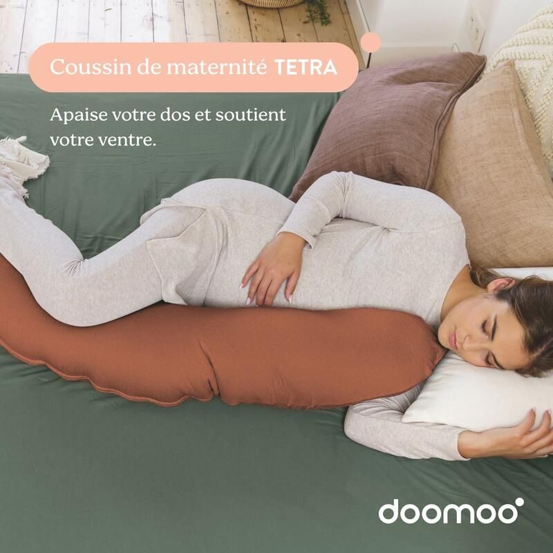 Coussin de Maternité Tetra Terracotta - doomoo
