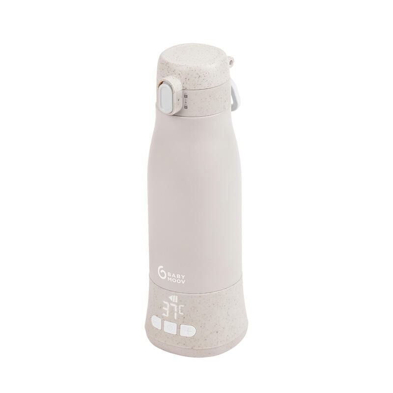 Chauffe biberon nomade Moov & Feed Mineral Beige - babymoov