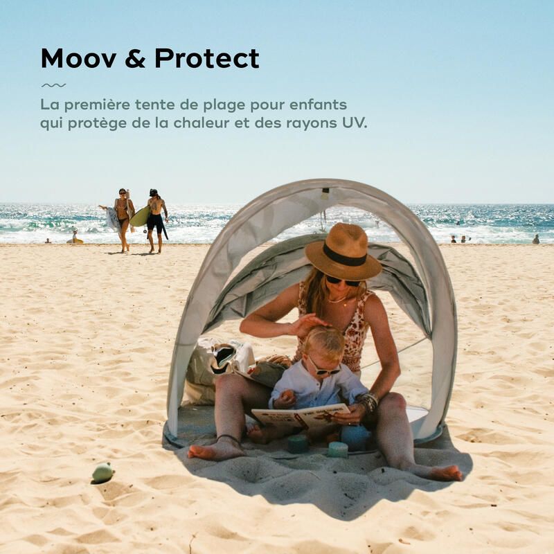 Tente anti-UV rafraîchissante Moov & Protect Blue Lagoon - babymoov