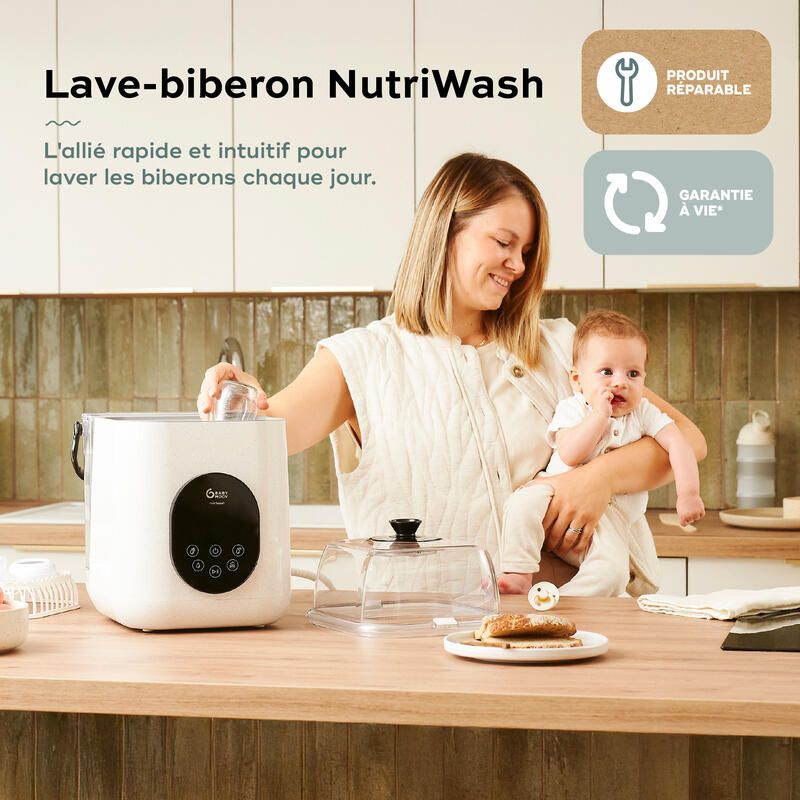 Lave Biberon Nutriwash Mineral Beige - babymoov