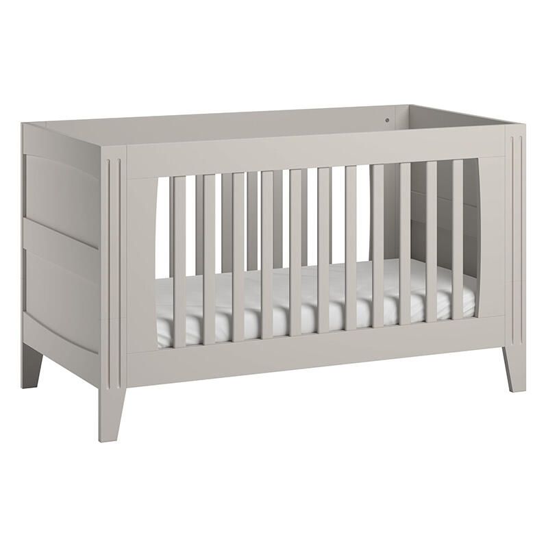 Lit bébé évolutif 70x140cm Milenne Sable Beige - vox