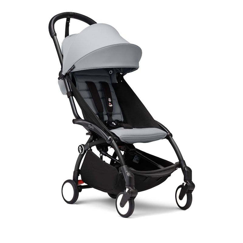 Poussette YOYO 3 Pack 6+ Stone Cadre Noir - stokke
