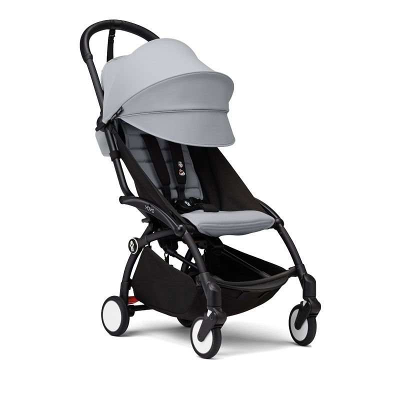 Poussette YOYO 3 Pack 6+ Stone Cadre Noir - stokke