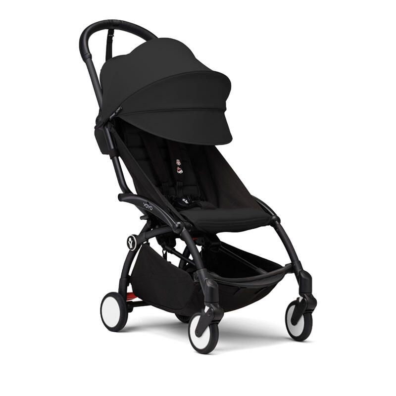 Poussette YOYO 3 Pack 6+ Noir Cadre Noir - stokke