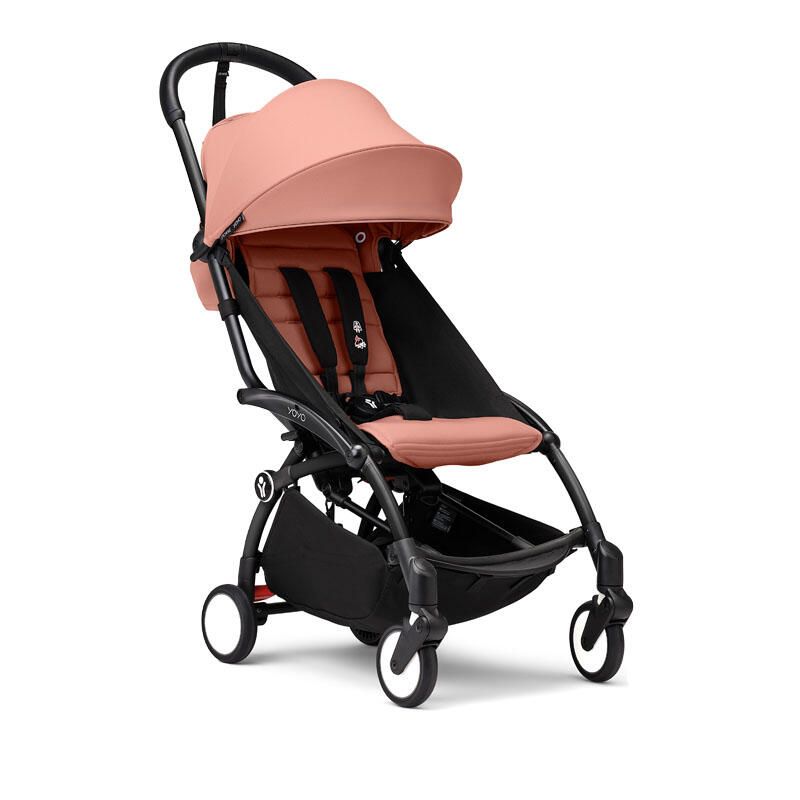 Poussette YOYO 3 Pack 6+ Ginger Cadre Noir - stokke