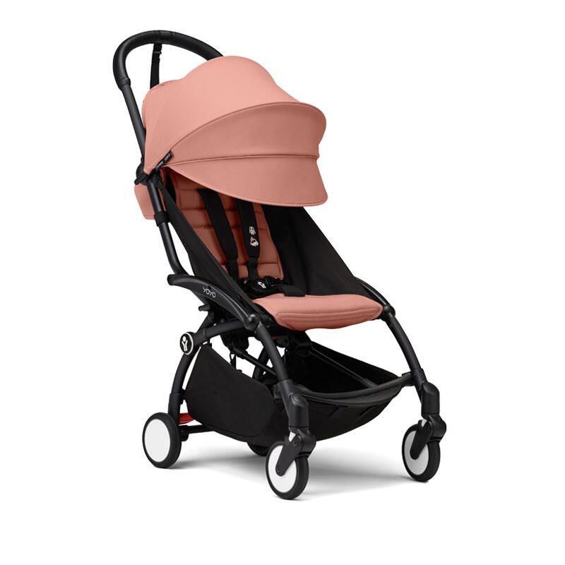 Poussette YOYO 3 Pack 6+ Ginger Cadre Noir - stokke