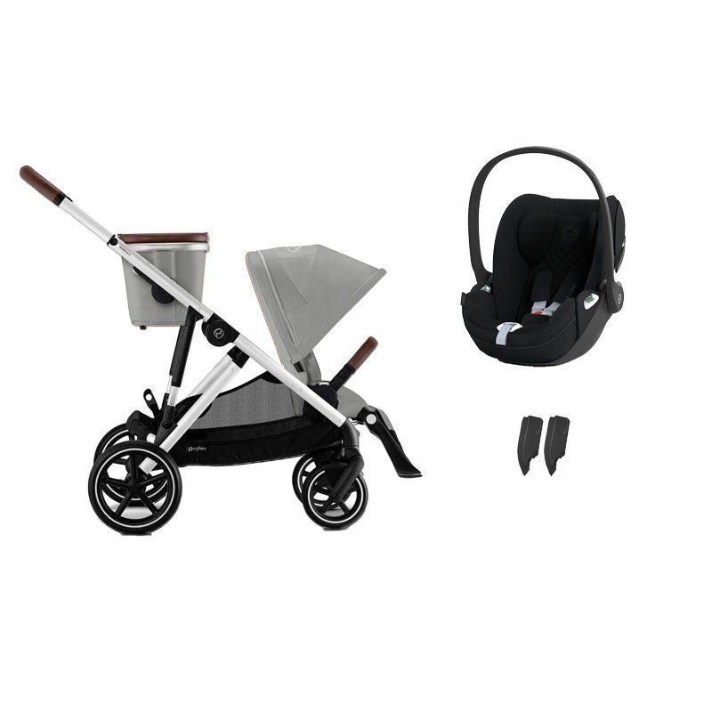 Poussette Duo Gazelle S SLV + Cloud T Stone Grey - cybex