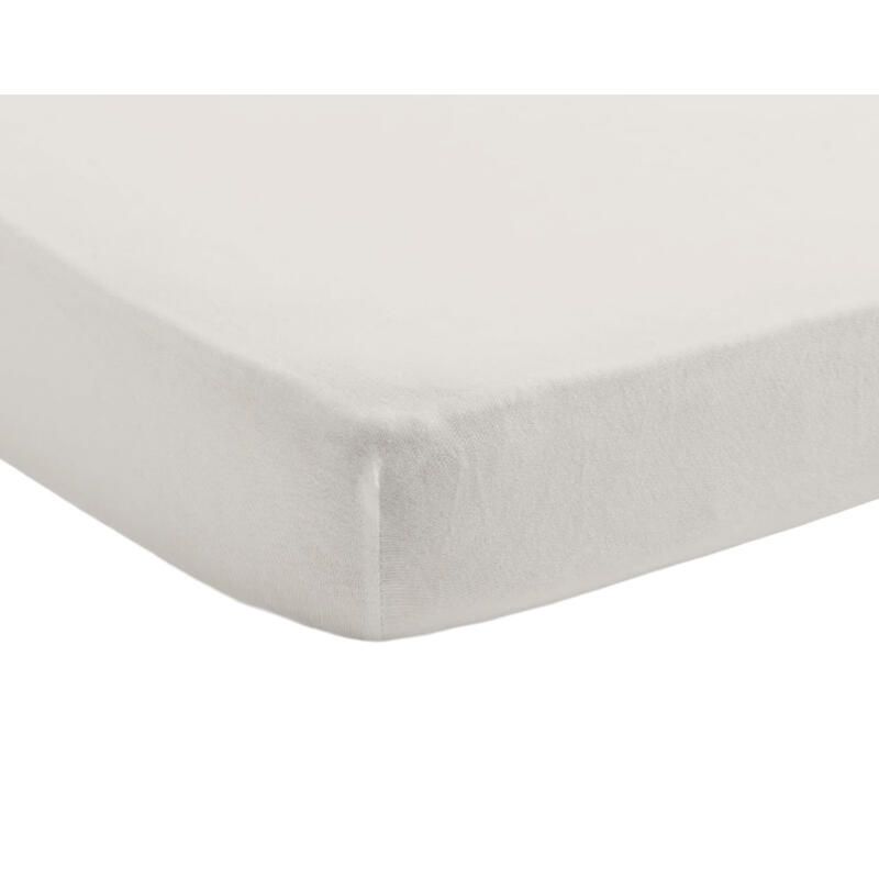 Drap-housse Jersey 50x83cm Blanc - fee moi dormir