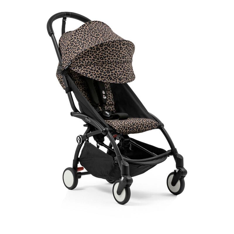 Poussette YOYO 3 Pack 6+ Léopard Cadre Noir - stokke
